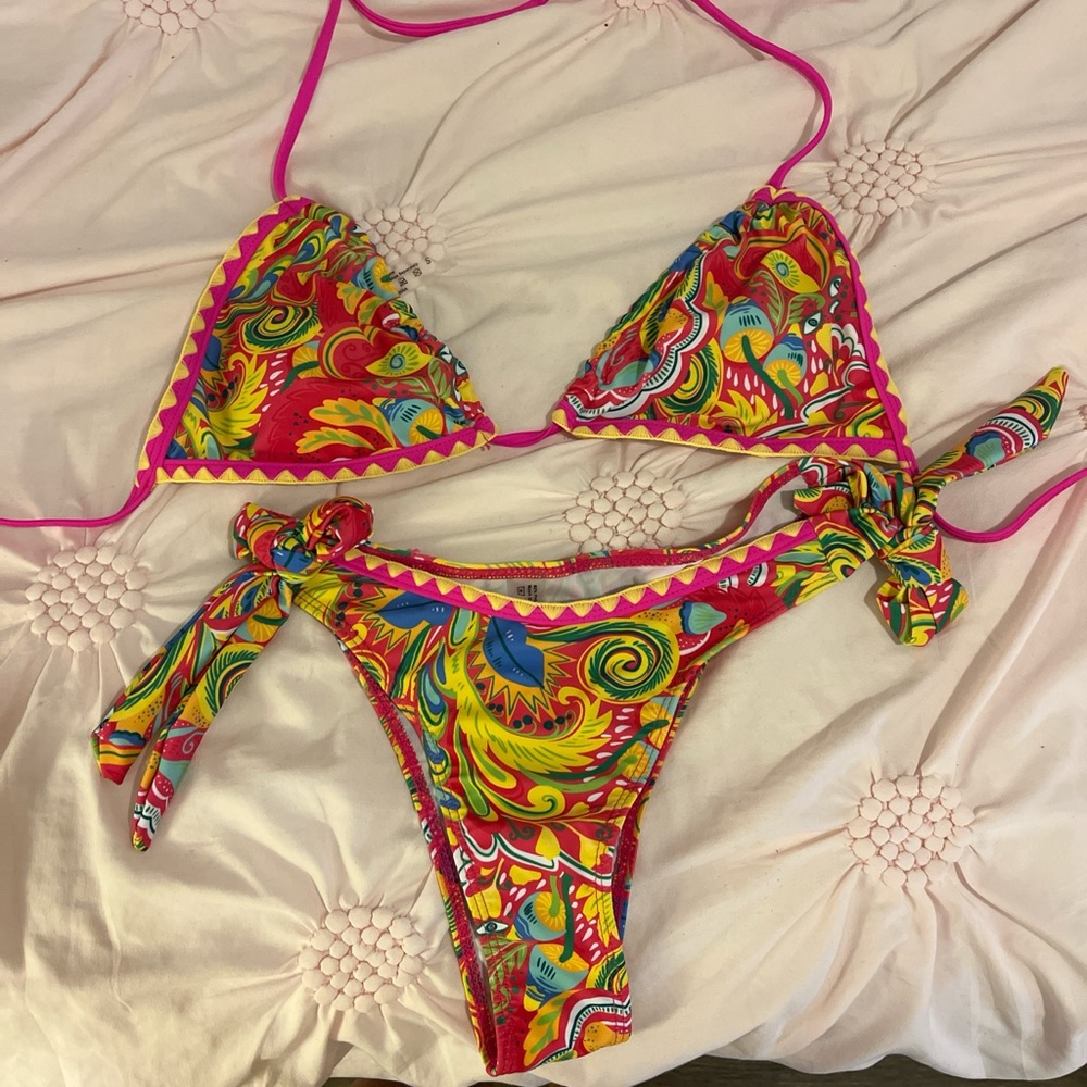 Vibrant Multicolor Bikini Set